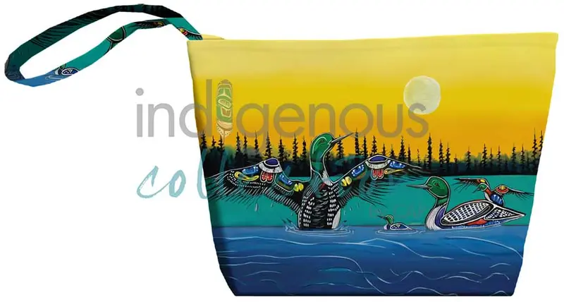 'Protector' Compact Zippered Tote Bag By Native Artist Jessica Somers 1