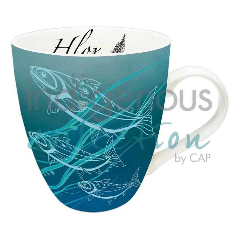 "Return" Ceramic Mug (18 Oz) Featuring Artwork By Jessica Mccallum-Miller, Indigenous Canadian Artist 1