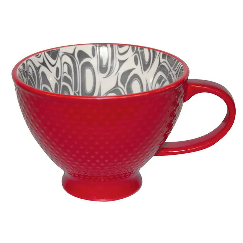 Ryan Cranmer Namgis "Transforming Eagle" Ceramic Mug 1
