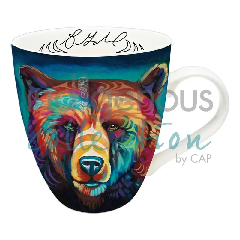 Sacred Paint: Ethereal Passage 18 Oz Mug Designed By Brandon Gabriel 1