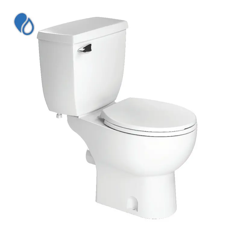 Saniflo Round Rear-Discharge Upflush Toilet System 1