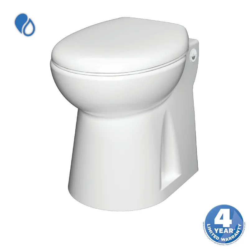 Saniflo Sanicompact 4C Toilet System – Integrated 1/2 Hp Macerator Unit 1