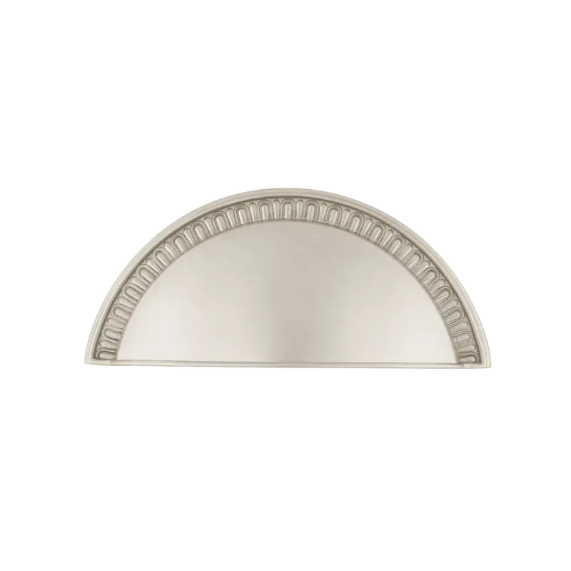 Satin Nickel Egg & Dart Cup Pull 1