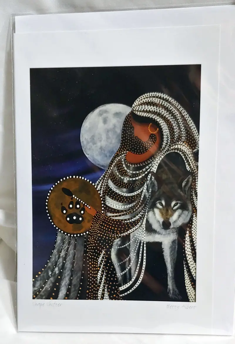 Shape Shifter Indigenous Art Card By Betty Albert 1