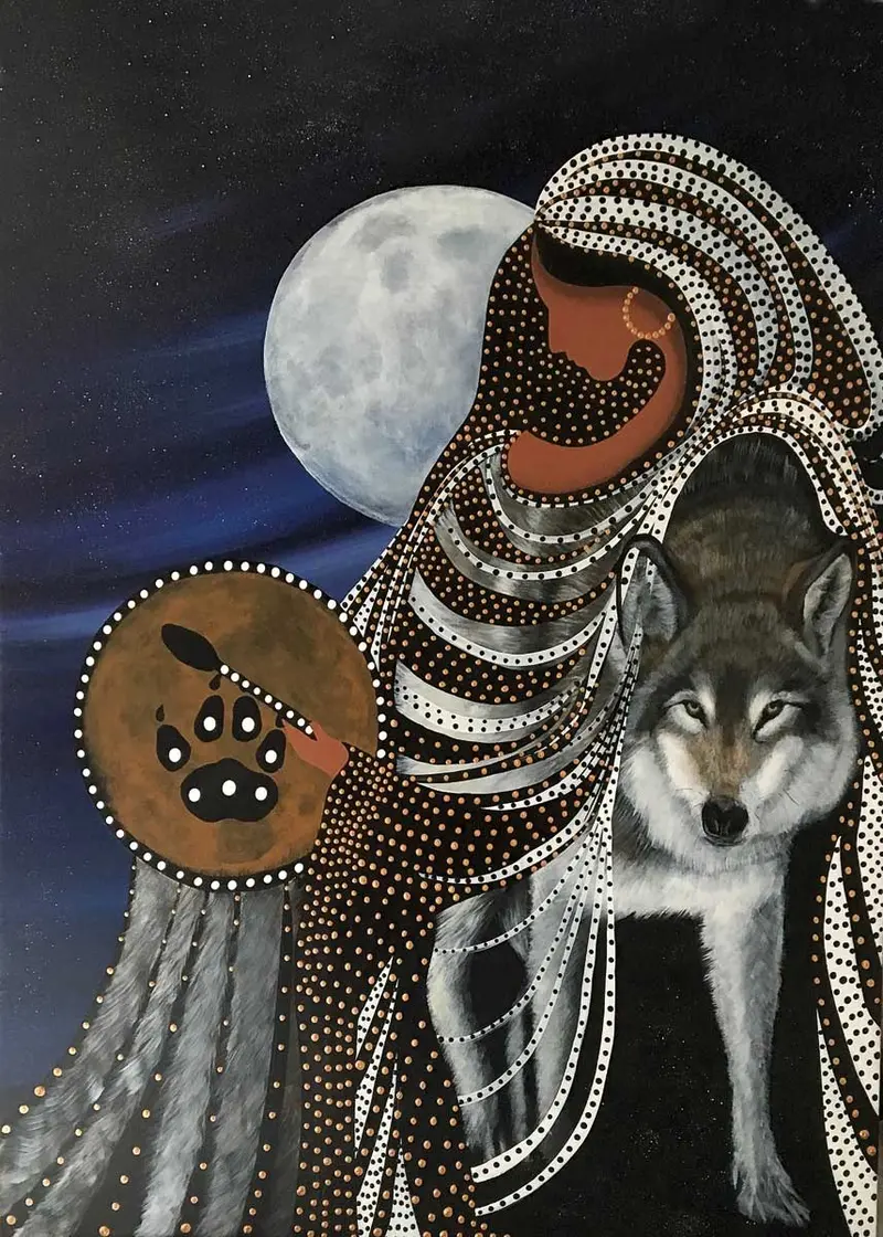 Shape Shifter Indigenous Wall Art By Betty Albert 1