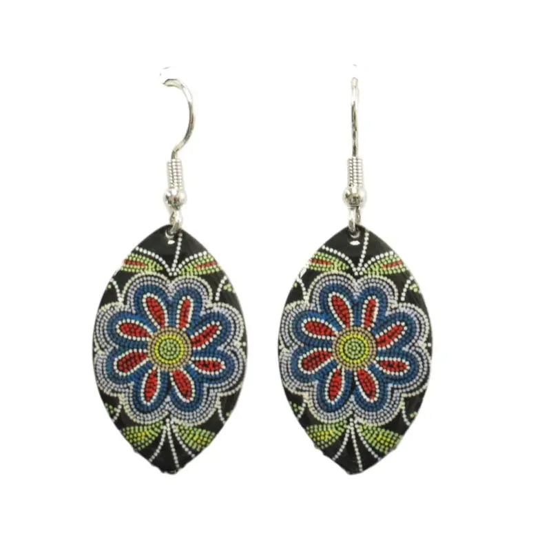 Silver Threads Drop Earrings By Deb Malcolm (Métis Designer) 1