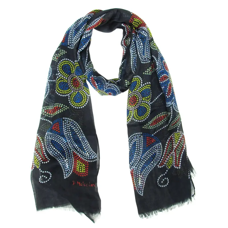 Silver Threads Eco Scarf Designed By Métis Artist Deb Malcolm 1