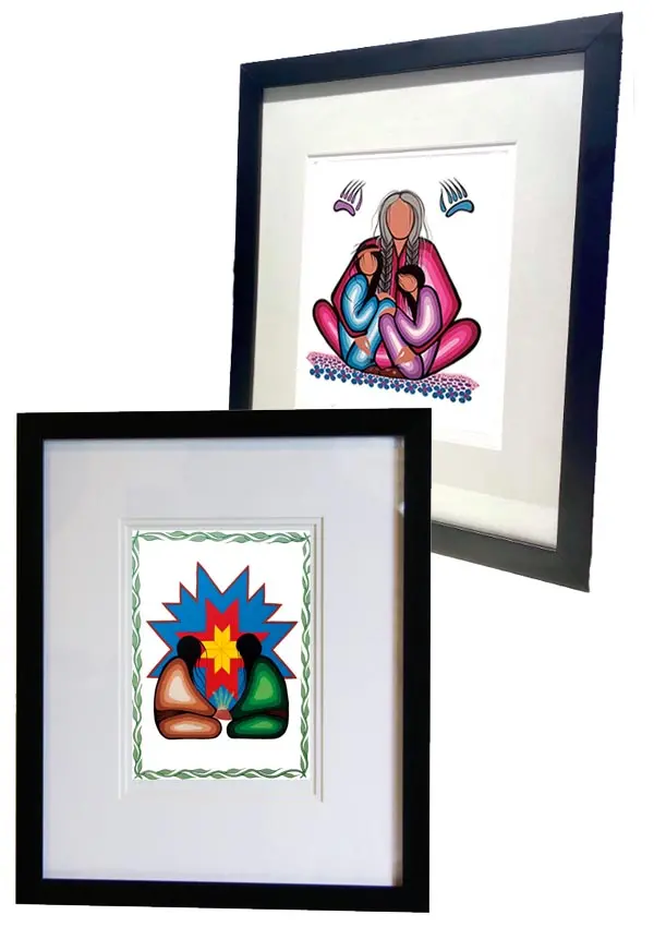 Simone Mcleod Framed Art Cards – Diverse Collection Featuring 19 Distinct Designs 1