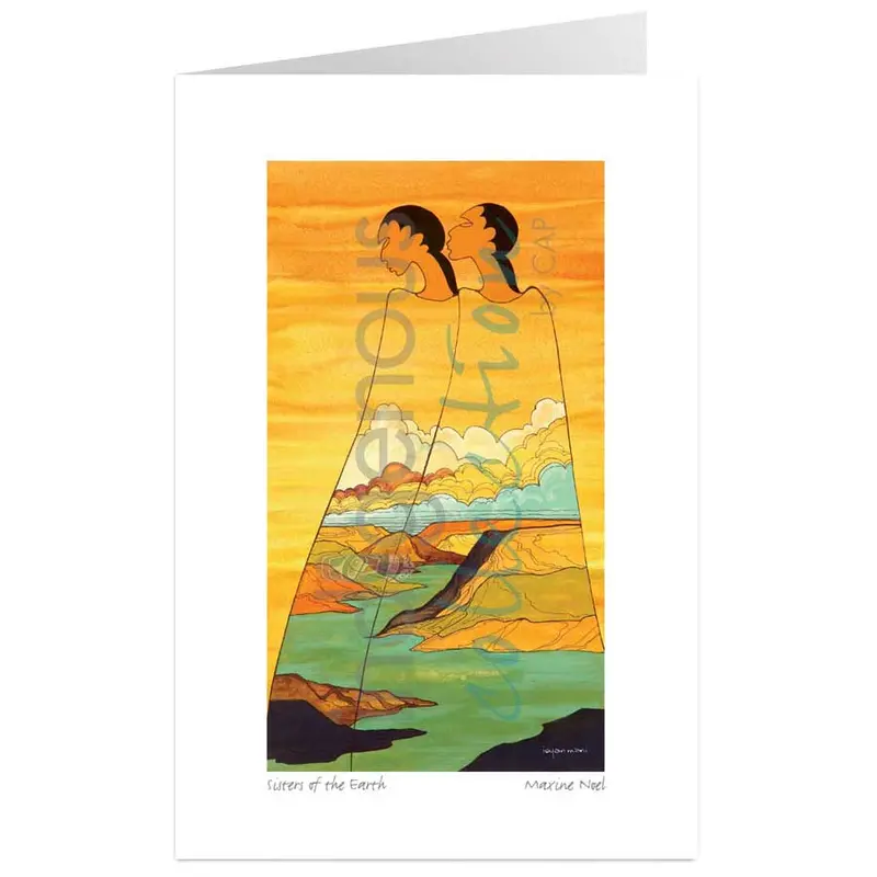 Sisters Of The Earth Indigenous Art Card By Maxine Noel 1