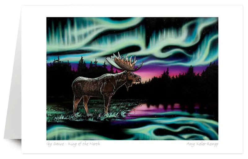 Sky Dance – King Of The North Métis Art Print By Amy Keller-Rempp 1