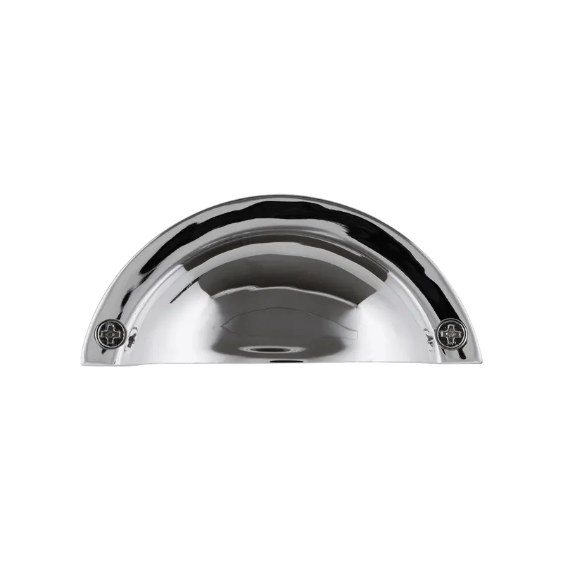 Sleek Bin Pull In Bright Chrome Finish 1