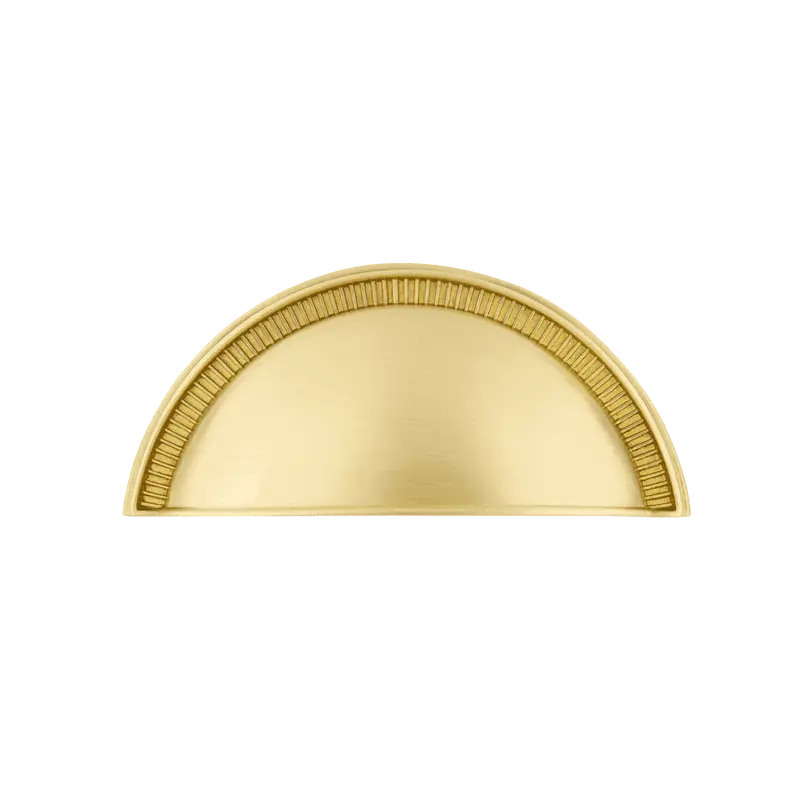 Soleil-Style Cup Pull In Satin Brass 1
