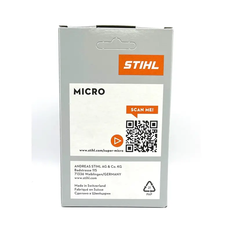 Stihl 61Pmm3 50 Chainsaw Chain – Picco Micro Mini Comfort 3, 50 Drive Links, 3/8" Pitch, .043" Gauge, For 14" Bar (Model 3610 005 0050) 1