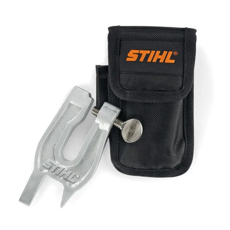 Stihl S-260 Portable Stump Vice With Belt Pouch – On-Site Chainsaw Chain Clamping System (Model 0000 881 0402) 1