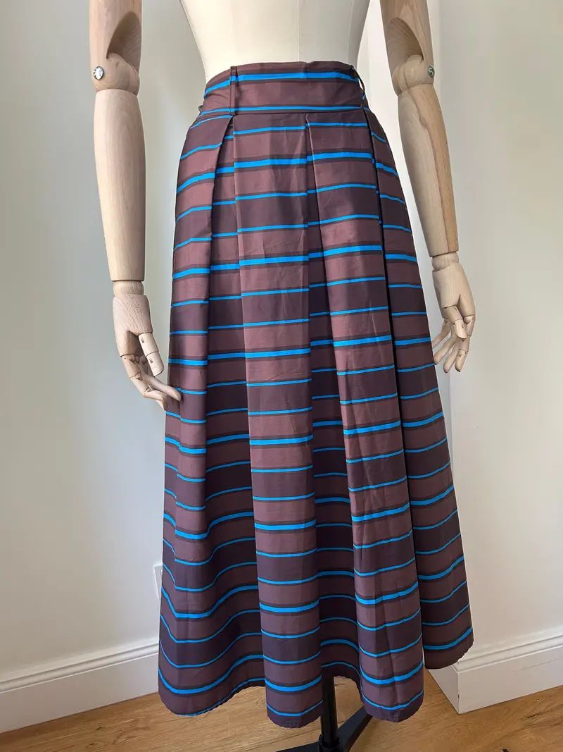 Striped Brown Skirt 1