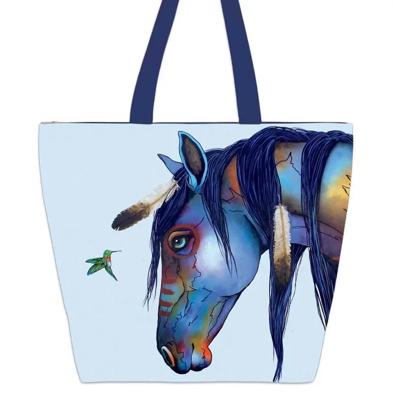 Sumpanaihki Zippered Tote Bag By Micqaela Jones 1