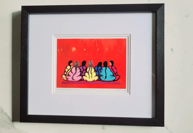 The Sacredness Of Women Art Card By Simone Mcleod, Cree And Ojibway Painter 1