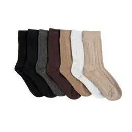 Tic Tac Toe Boys’ Black Dress Socks – Youth Size 7–8.5 (Ages 3–7) 1