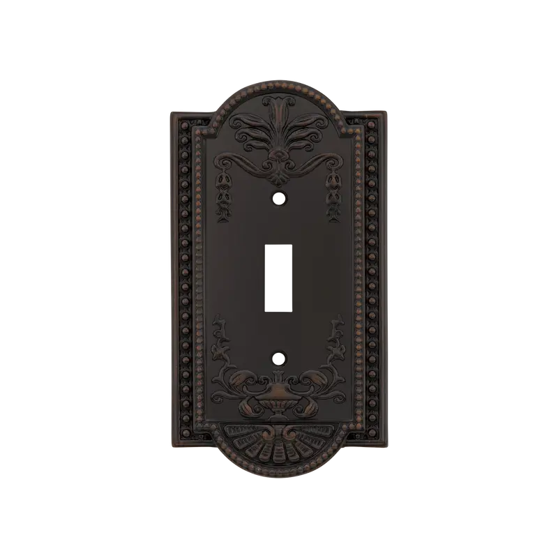 Timeless Bronze Meadows Single Toggle Switch Plate 1