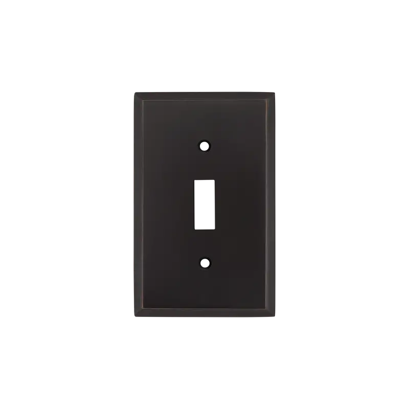 Timeless Bronze New York Single Toggle Wall Plate 1