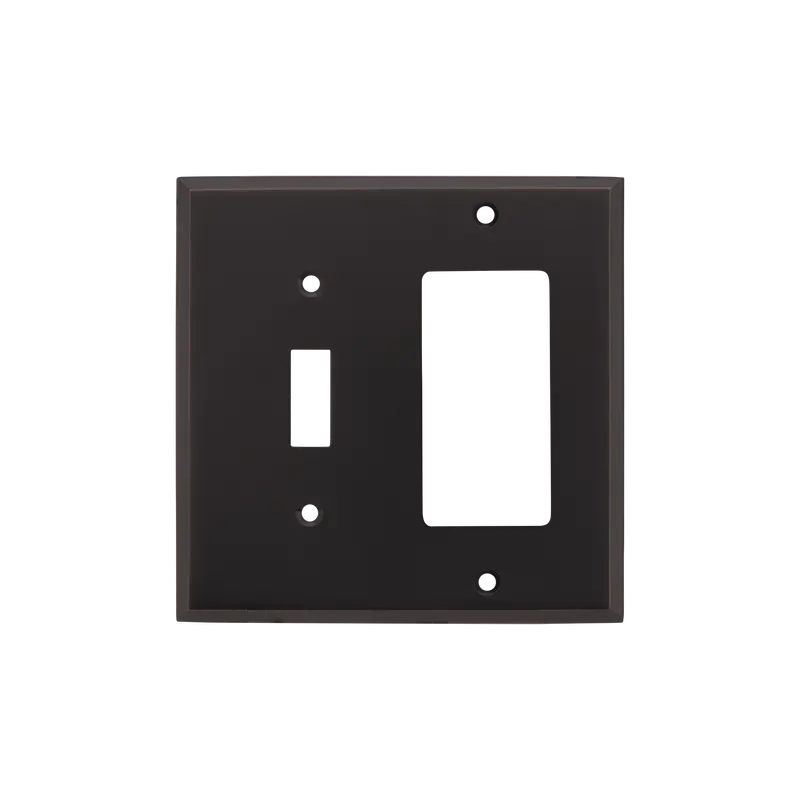 Timeless Bronze New York Toggle & Rocker Wall Plate 1