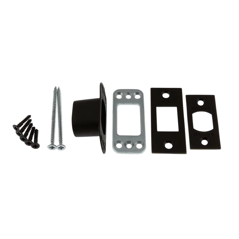 Timeless Bronze Square Deadbolt Latch Kit 1