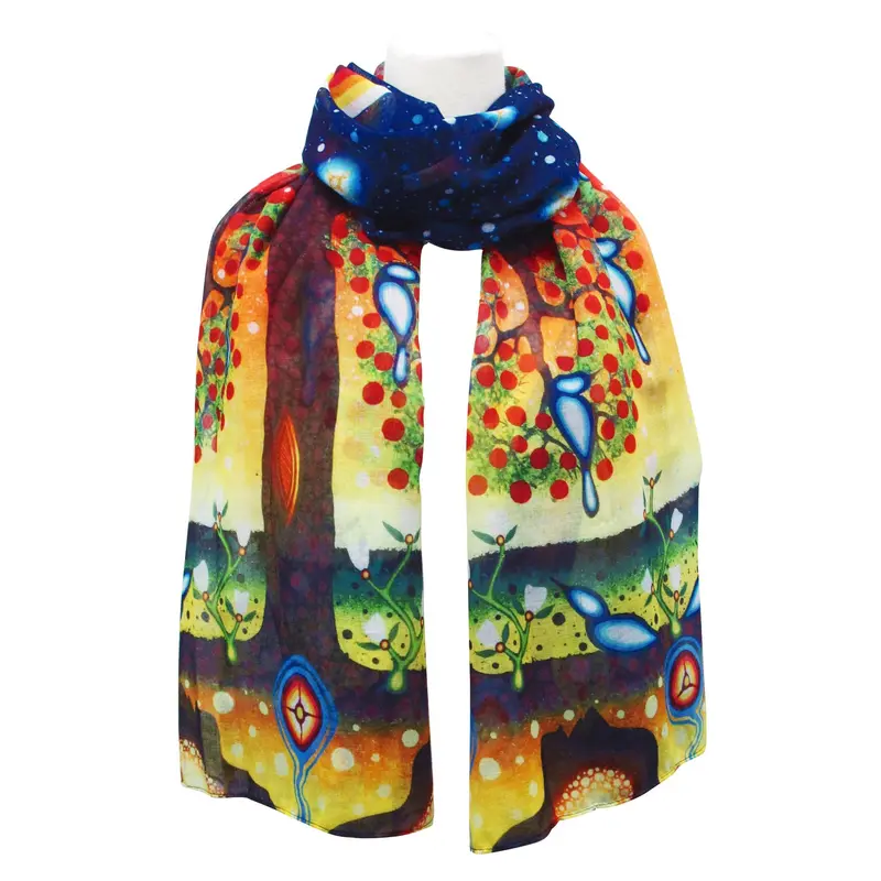 Tree Of Life Eco Scarf By Indigenous Artist James Jacko 1
