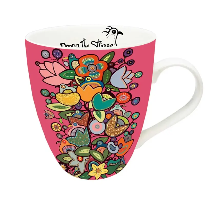 Tree Of Life Iii 18 Oz Ceramic Mug By Donna "The Strange" Langhorne 1
