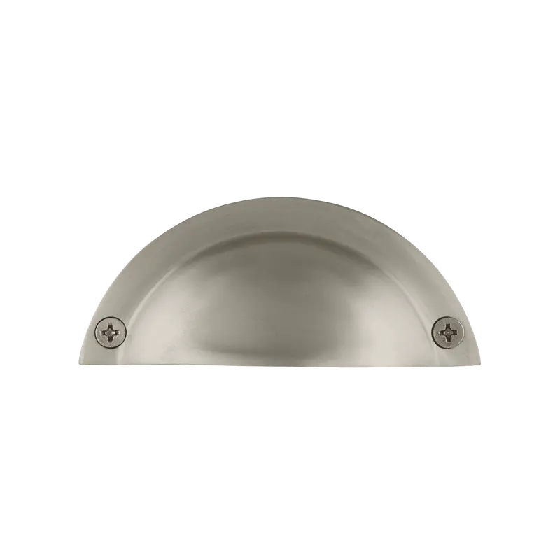 Understated Bin Pull In Satin Nickel 1