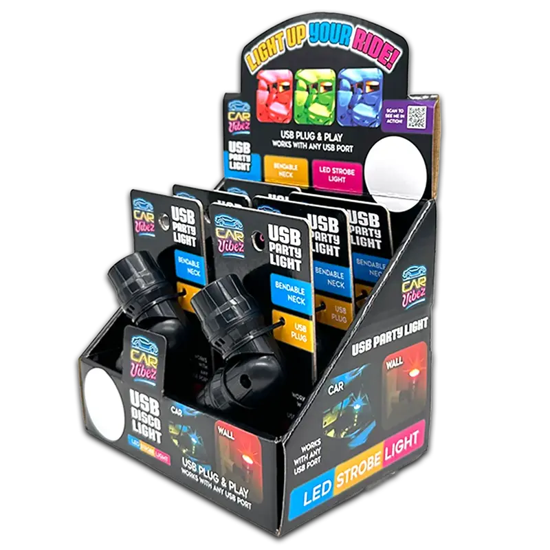 Usb-Powered Party Mood Light – 6-Pack Color-Changing Lamp (Sku 24061) 1