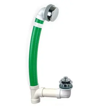 Watco Flex924-Lt-Pvc-Cp Chrome Lift-And-Turn Flexible Bath Waste Assembly 1