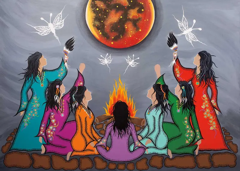 We Will See You Again Greeting Card By Tracey Metallic, Indigenous Canadian Illustrator 1
