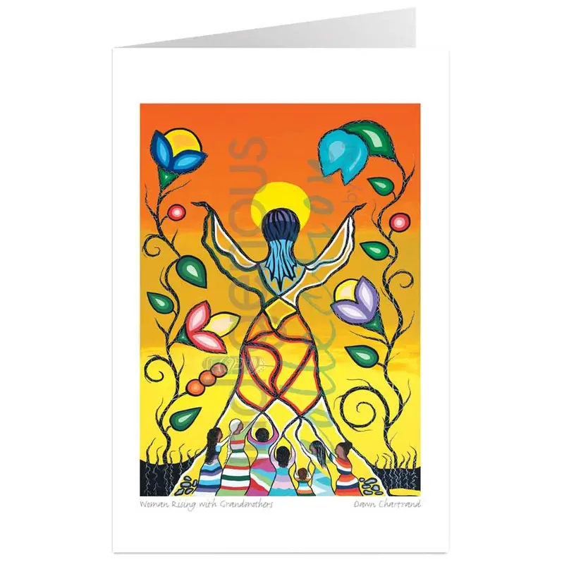 'Women Rising With Grandmothers' Wall Art By Indigenous Artist Dawn Chartrand 1