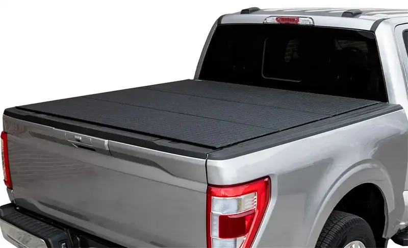 Aci Lomax Professional Series Diamond-Plate Tonneau Cover With Single-Rail Mounting 1