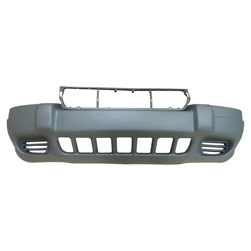 Crown Automotive 5Eu79Vf7 Front Bumper Fascia – Brownstone Textured For Jeep Laredo Trim (No Fog Lamps) 1
