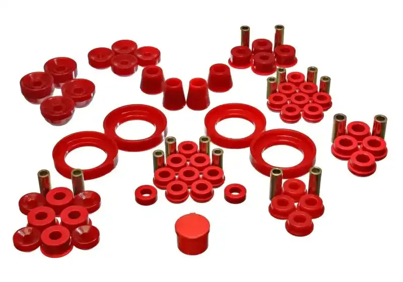 Energy Suspension Hyper-Flex Red Master Bushing Kit For 1992–1996 Honda Prelude 1