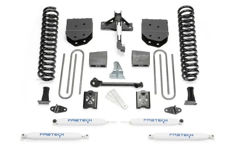 Fabtech 6-Inch Basic Lift System – K20102 With Performance Shocks For 2005–2007 Ford F350 4Wd 1