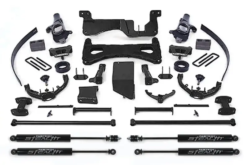 Fabtech K1015M Stealth 8-Performance Lift System – For 2001–2006 Gm C/K2500Hd & C/K3500 Non-Dually Trucks 1