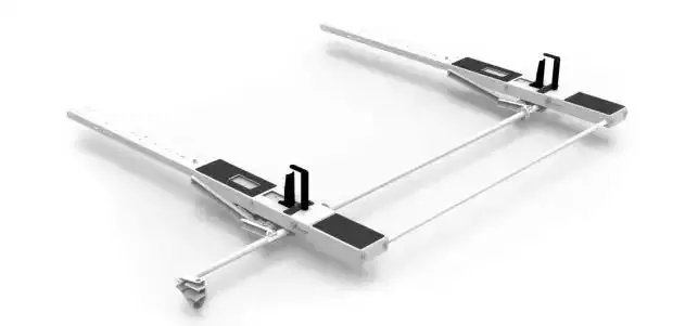 Heavy-Duty Aluminum Ez Drop-Down Ladder – Adjustable, Wall-Mounted Utility Access 1