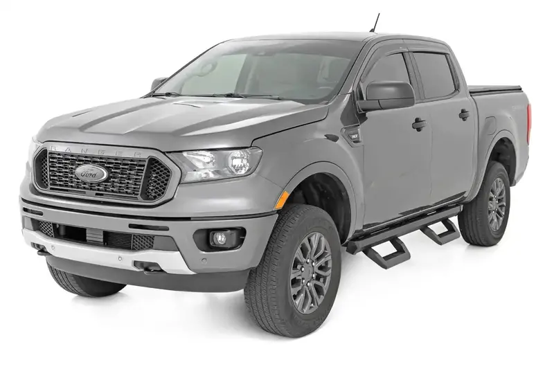 Rough Country Sr2 Adjustable Side Steps – 74-Inch Aluminum Running Boards 1